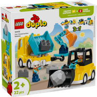 LEGO® DUPLO® 10475 Baufahrzeuge – 3-in-1-Set von LEGO® DUPLO®