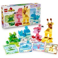 LEGO DUPLO 10472 Wir Bauen Tiere, Lernspielzeug zur Verbesserung der Fingerfertigkeit von LEGO® GmbH