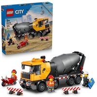 LEGO® City Betonmischer (60478); Spielzeugbaufahrzeug mit 3 Minifiguren für Kinder ab 7 Jahren von LEGO® GmbH
