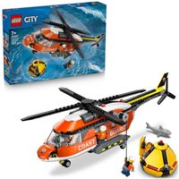 LEGO® City Hubschrauber der Küstenwache (60503); Bauset mit Rettungsfahrzeugen und 4 Minifiguren von LEGO® GmbH