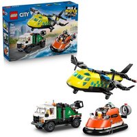 LEGO® City Kombinationsset mit Flugzeug, Wartungsfahrzeug und Luftkissenboot (60505); Bauset von LEGO® GmbH