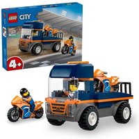 LEGO City 60491 Motorradtransporter, Spielzeug LKW und 2 Minifiguren von LEGO® GmbH