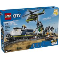 LEGO® City Überfall auf den Polizeizug (60508); Elektrozug mit Spielzeughubschrauber, Rallyeauto und Schienen von LEGO® GmbH