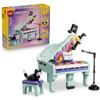 LEGO Creator 3-in-1-Set 31392 Deko-Klavier mit Katze, Spielzeug ab 9 von LEGO® GmbH