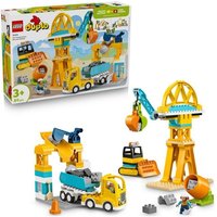 LEGO® DUPLO® Town Baustelle mit Baufahrzeugen – 3-in-1-Set (10476); Spielzeug-LKW für Kleinkinder von LEGO® GmbH
