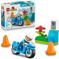 LEGO® DUPLO® Town Blaues Polizeimotorrad (10471); Spielset; Lernspielzeug für Kleinkinder von LEGO® GmbH