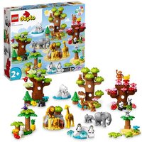 LEGO® Duplo®® 10975 - Wilde Tiere der Welt, Lern-Spielset mit Sound, 142 Teile von LEGO® GmbH