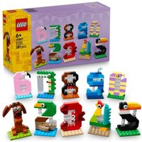 LEGO® Geburtstagszahlen (40807); Tierdeko; Tortenaufsatz; entwicklungsförderndes Geschenk für Kinder von LEGO® GmbH