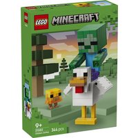 LEGO® Minecraft® Hühnerreiter (21582); Bauset zum Videospiel; bewegliche Minecraft-Zimmerdeko von LEGO® GmbH