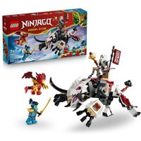 LEGO NINJAGO 71863 Zilvar auf seinem Drachentier Grimtak, Spielzeugmonster mit 3 Minifiguren von LEGO® GmbH