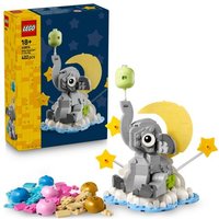 LEGO® Schwebender Baby-Elefant (40814); Wohn-Deko; Geschenk zum Ausstellen für frischgebackene Eltern von LEGO® GmbH