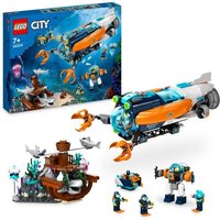 LEGO City 60379 Forscher-U-Boot Spielzeug Set mit Drohne und Mech von LEGO® GmbH