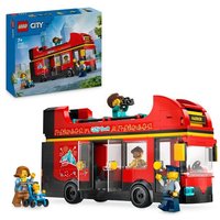 LEGO City Doppeldeckerbus, Fahrzeug-Spielzeug für Kinder 60407 von LEGO® GmbH