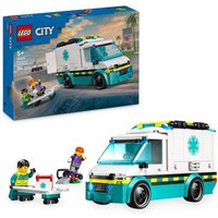 LEGO City Rettungswagen - Bauspielzeug für Kleinkinder ab 5 Jahren 60451 von LEGO® GmbH