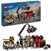 LEGO City Schrottplatz mit Autos - Spielzeug mit Schrottpresse 60472 von LEGO® GmbH