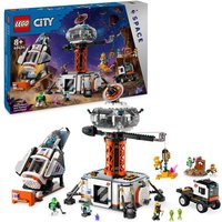 LEGO City Weltraum 60434 Raumbasis mit Startrampe, Raumschiff-Spielzeug von LEGO® GmbH