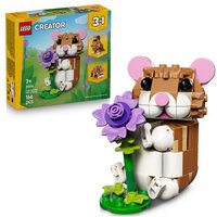 LEGO Creator 3-in-1-Set 31376 Niedlicher Hamster mit Blume, Spielzeug von LEGO® GmbH