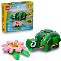 LEGO Creator 3-in-1-Set 31377 Schildkröte mit Seerose, Modellbau ab 7 von LEGO® GmbH