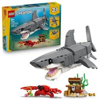 LEGO Creator 3-in-1-Set 31381 Wilder Hai mit Schatztruhe, Geschenk ab 8 von LEGO® GmbH