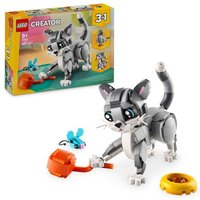 LEGO Creator 31163 3in1 Graue Katze, Kreatives Spielzeug für Mädchen von LEGO® GmbH
