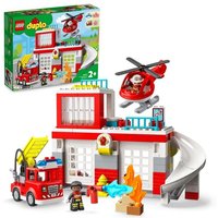 LEGO DUPLO 10970 Feuerwehrwache mit Hubschrauber, Feuerwehr-Spielzeug von LEGO® GmbH