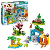 LEGO DUPLO Town Wildtier-Familien 3-in-1-Set, Lernspielzeug 10446 von LEGO® GmbH