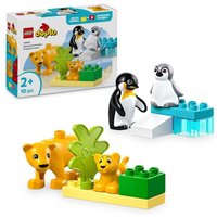 LEGO DUPLO Town Wildtier-Familien: Pinguine und Löwen, Tierset 10442 von LEGO® GmbH