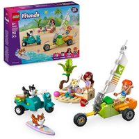 LEGO Friends Strandabenteuer mit Hunden, Set mit Corgis, Surfbrett 42641 von LEGO® GmbH