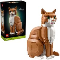LEGO Ideas 21376 Orangefarbene Katze, Tierfigur Modell für Erwachsene von LEGO® GmbH