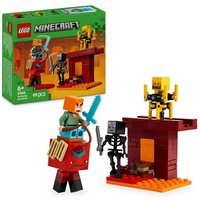 LEGO Minecraft Das Lava-Duell im Nether, Spielzeug zum Videospiel 21266 von LEGO® GmbH