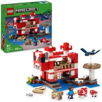 LEGO Minecraft Das Pilzkuh-Haus, Kinderspielzeug zum Videospiel 21270 von LEGO® GmbH