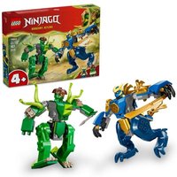 LEGO NINJAGO 71853 Duell mit Jays Drachen-Mech, Spielzeug ab 4 Jahren von LEGO® GmbH