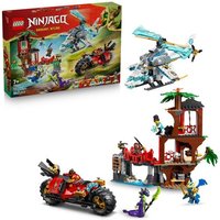 LEGO NINJAGO 71857 Showdown am Baumhaus mit dem Ninja-Bike, Minifiguren von LEGO® GmbH