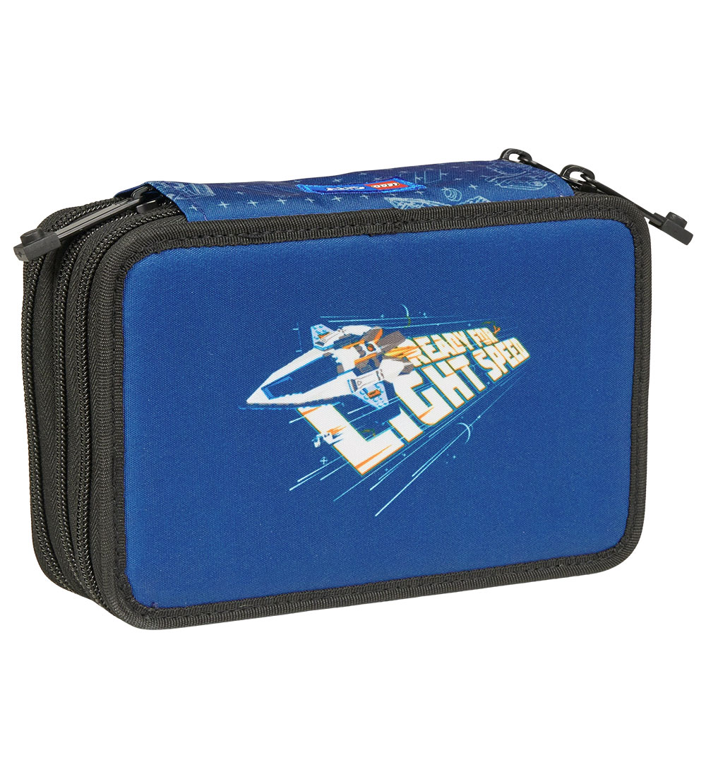 LEGO® City Federmäppchen m. Inhalt - Space Explorer - Blau - LEGO® Tasker - One Size - Federmäppchen von LEGO® Tasker