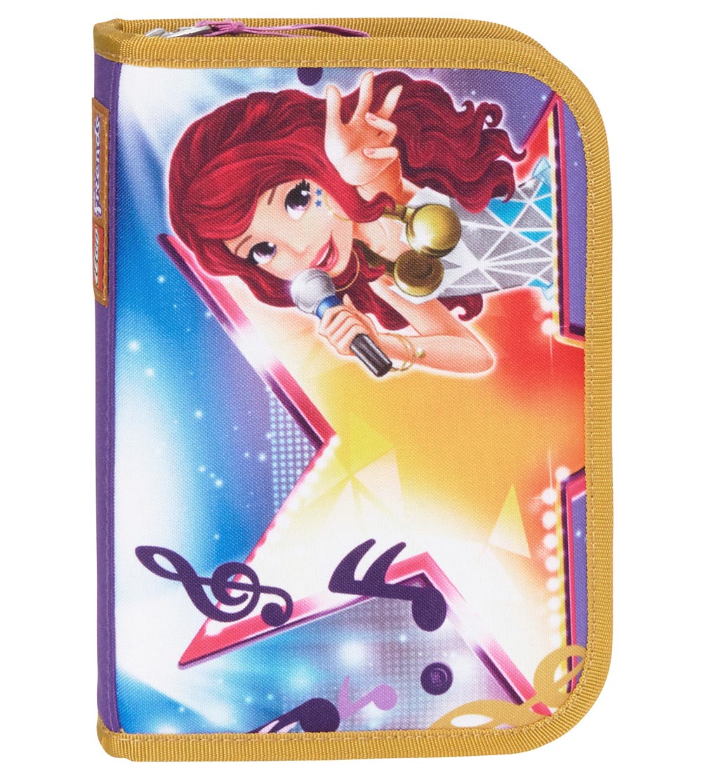 LEGO® Federmäppchen - Friends - Popstar - Lila - LEGO® Tasker - One Size - Federmäppchen von LEGO® Tasker