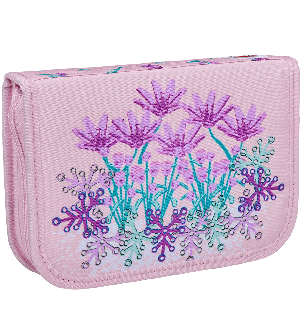 LEGO® Federmäppchen m. Inhalt - Blumen - Rosa - LEGO® Tasker - One Size - Federmäppchen von LEGO® Tasker