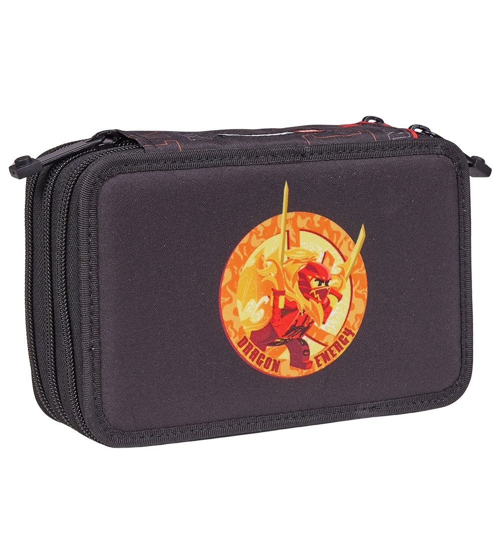 LEGO® Ninjago Federmäppchen - Drache Energy - Schwarz - LEGO® Tasker - One Size - Federmäppchen von LEGO® Tasker