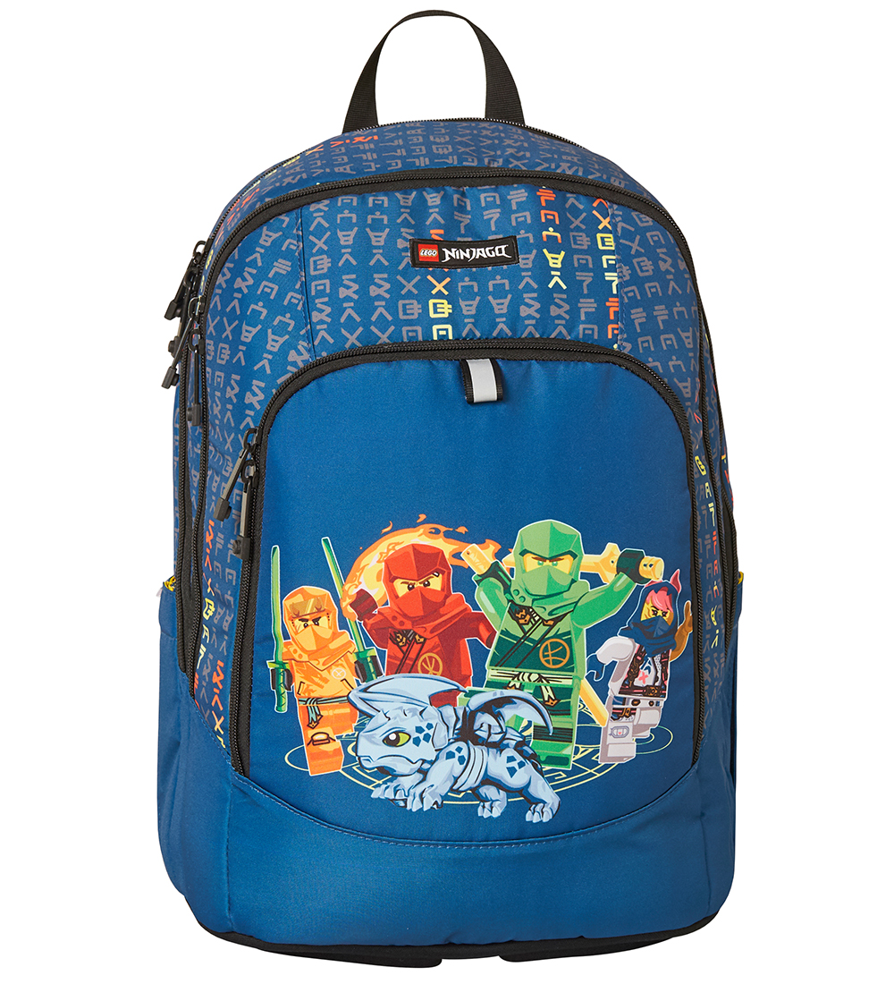 LEGO® Ninjago Schulranzen - Blau m. Print - LEGO® Tasker - One Size - Schulranzen von LEGO® Tasker