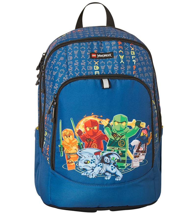 LEGO® Ninjago Schulranzen - Blau m. Print - LEGO® Tasker - One Size - Schulranzen von LEGO® Tasker