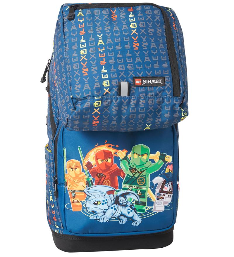 LEGO® Ninjago Schulranzen - Optimo - Blau m. Print - LEGO® Tasker - One Size - Schulranzen von LEGO® Tasker