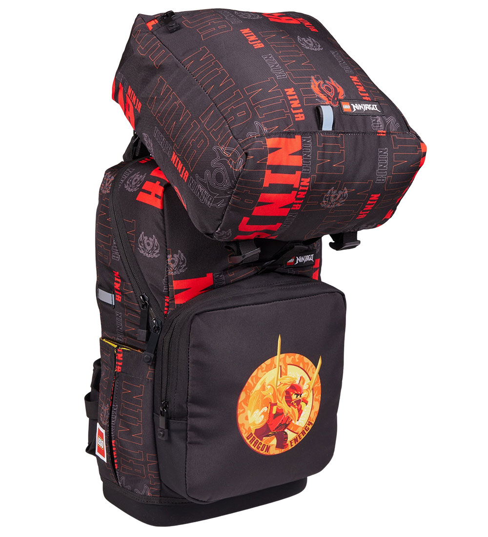 LEGO® Ninjago Schulranzen-Set - Drache Energy - 20 L - Schwarz - LEGO® Tasker - One Size - Schulranzen von LEGO® Tasker