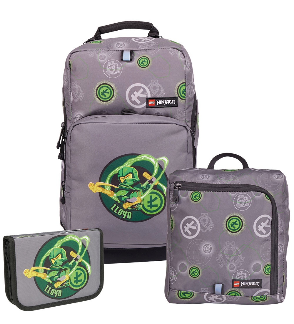 LEGO® Ninjago Schulranzen-Set - Elemental Meister von Energy - 2 - LEGO® Tasker - One Size - Schulranzen von LEGO® Tasker