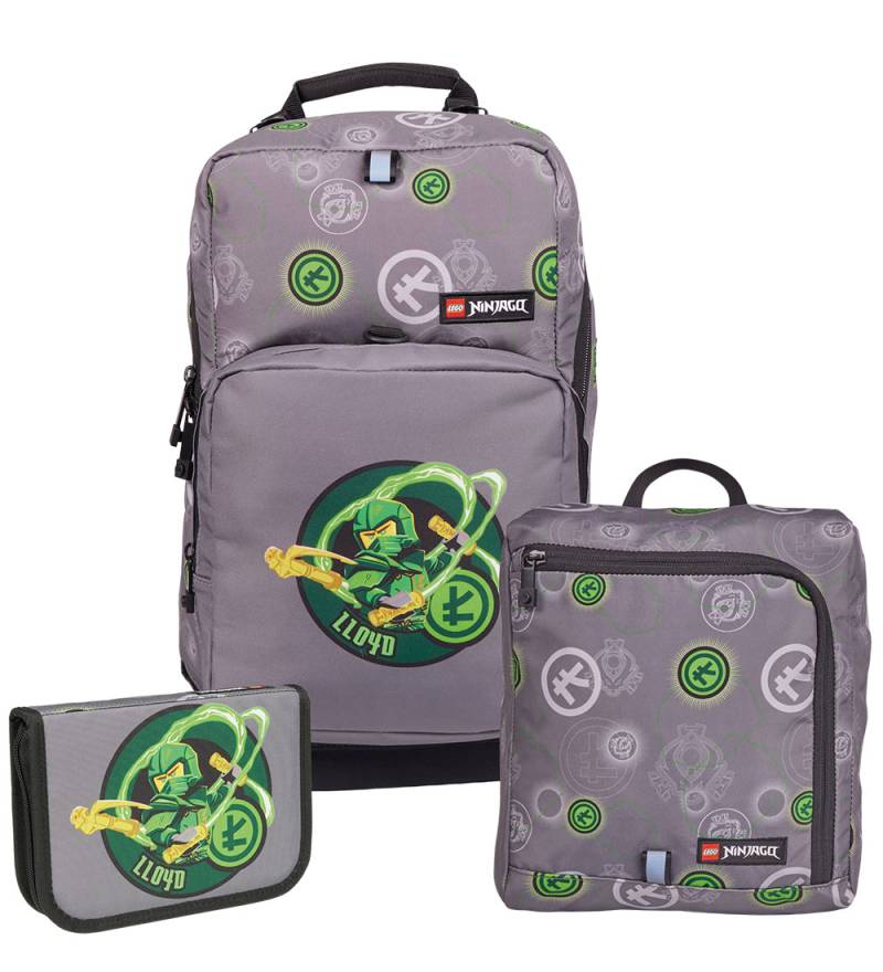 LEGO® Ninjago Schulranzen-Set - Elemental Meister von Energy - 2 - LEGO® Tasker - One Size - Schulranzen von LEGO® Tasker