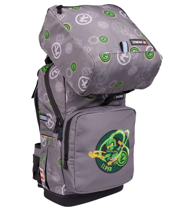 LEGO® Ninjago Schulranzen-Set - Elementmeister von Energy - Grau - LEGO® Tasker - One Size - Schulranzen von LEGO® Tasker