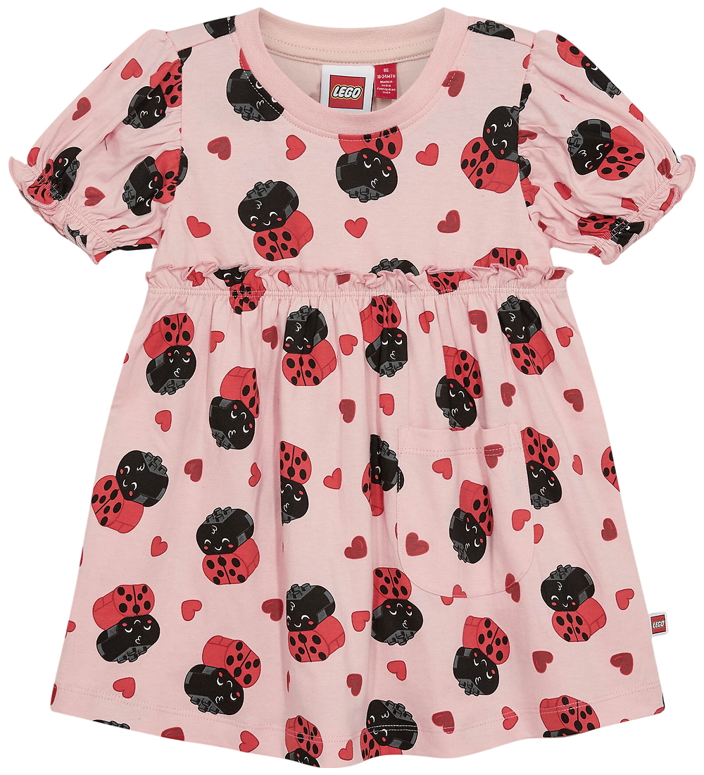 LEGO® DUPLO Kleid - LwDima - Pink m. Marienkäfer - LEGO® Wear - 2 Jahre (92) - Kleider von LEGO® Wear