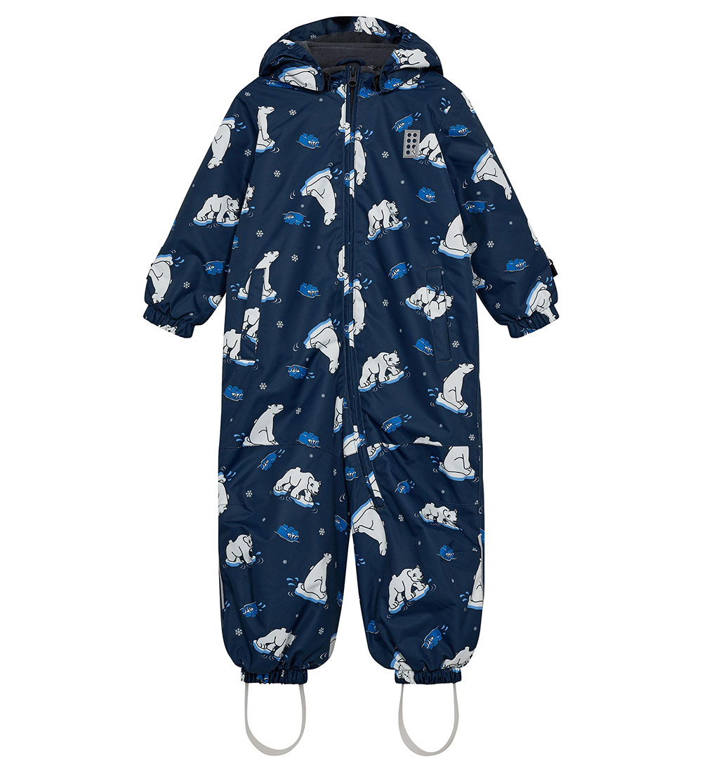 LEGO® DUPLO Schneeanzug - LWJeri 704 - Navy m. Print - LEGO® Wear - 3 Jahre (98) - Schneeanzüge von LEGO® Wear