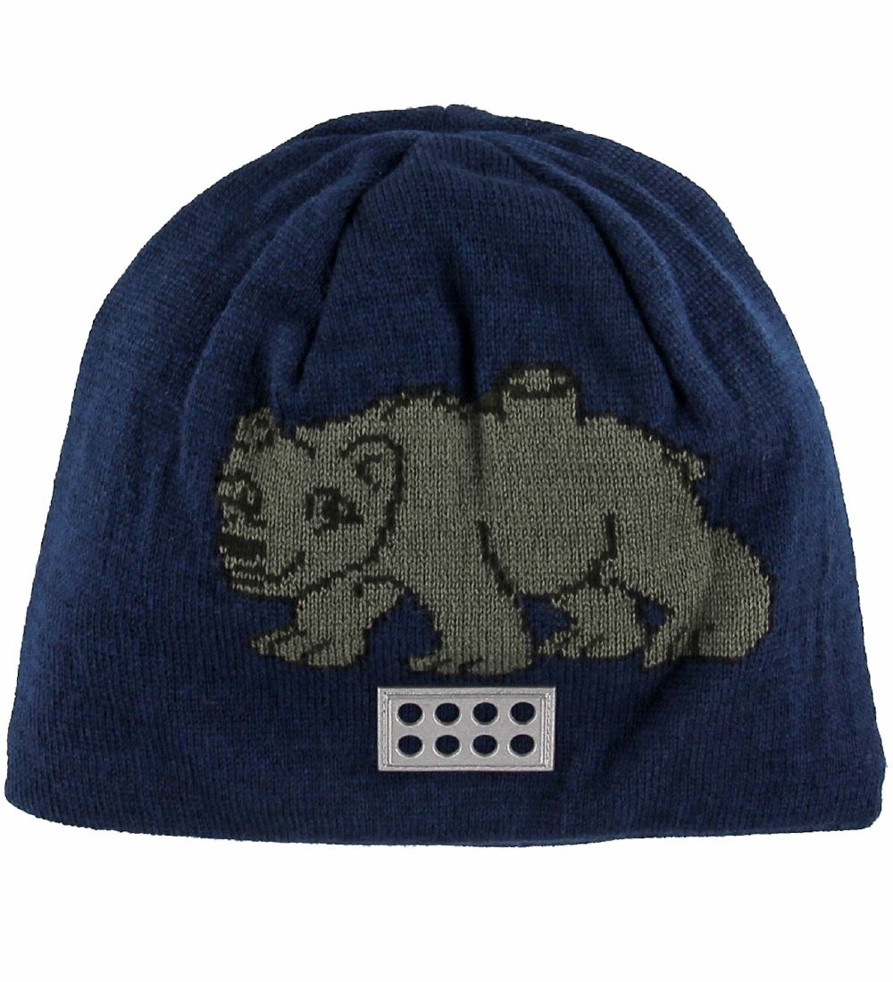 LEGO® Duplo Mütze - Wolle/Baumwolle - LWAustin - Navy m. Eisbär - LEGO® Wear - 48 cm - Mützen von LEGO® Wear