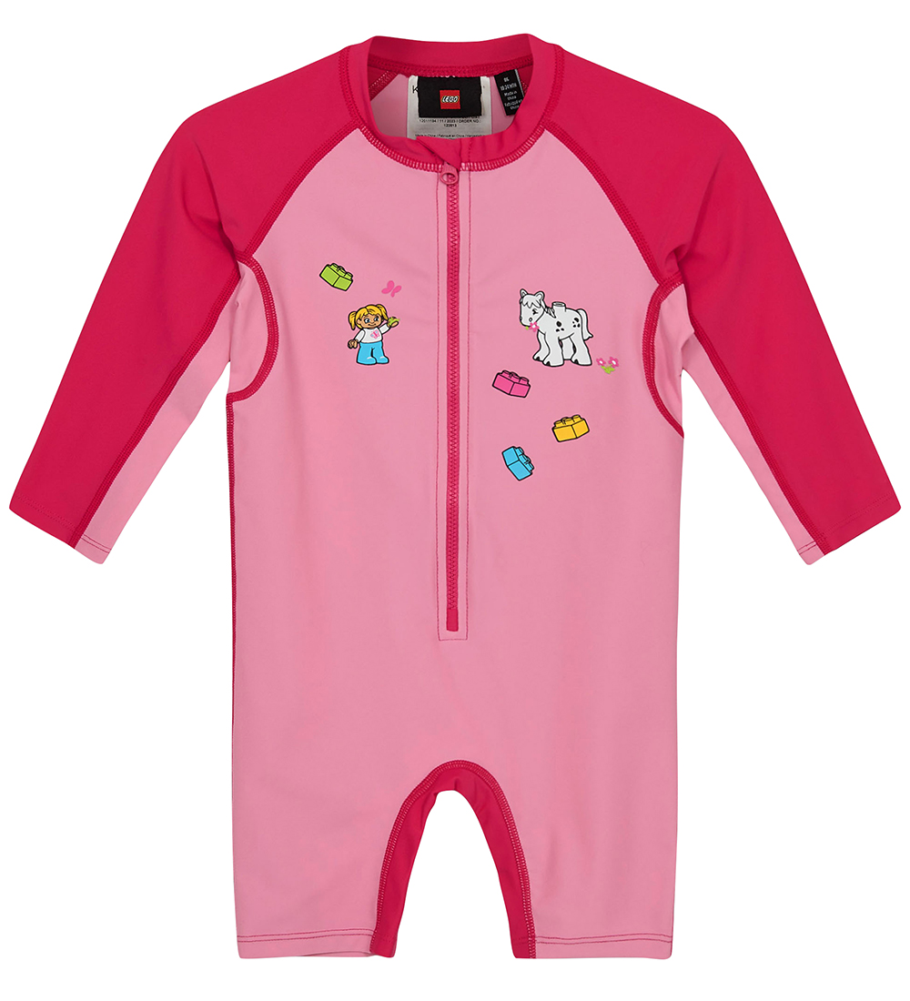 LEGO® Duplo Schwimmanzüg - LWAdour - UV40+ - Dark Pink - LEGO® Wear - 3 Jahre (98) - Bademode von LEGO® Wear