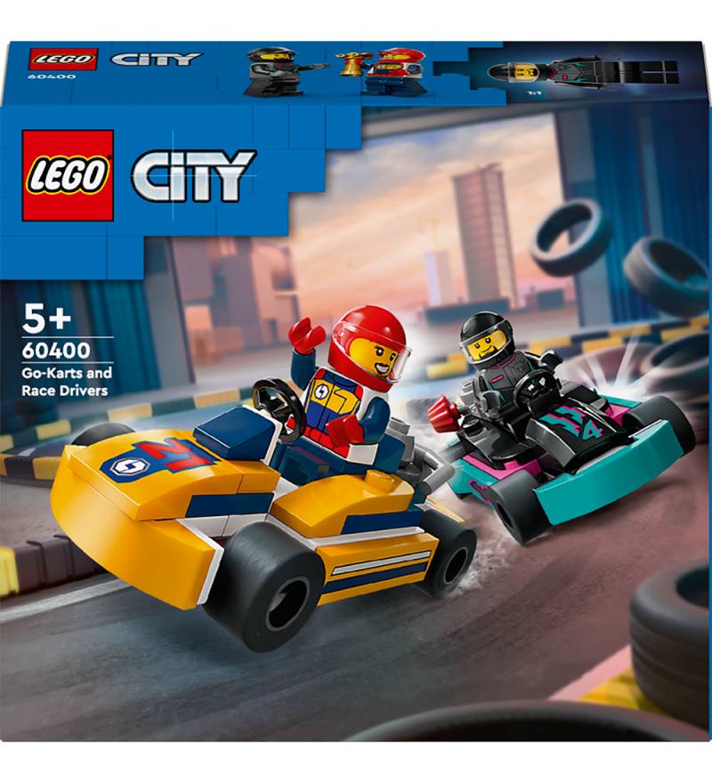 LEGO® City - Go-Karts mit Rennfahrern 60400 - 99 Teile - LEGO® - One Size - Klötze von LEGO®