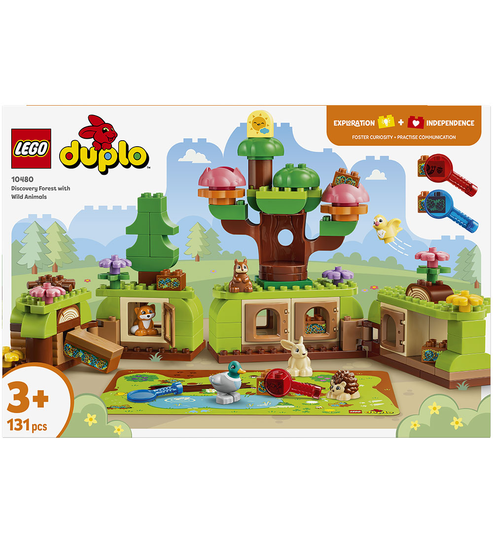LEGO® DUPLO - Abenteuerwald mit wilden Tieren 10480 - 131 Teile - LEGO® - One Size - Klötze von LEGO®